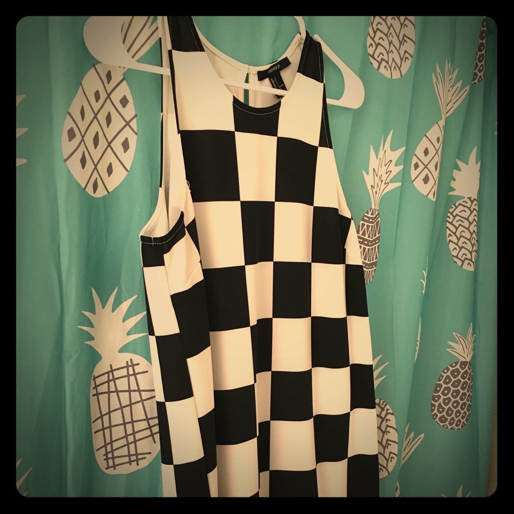 Forever 21 checkered dress
